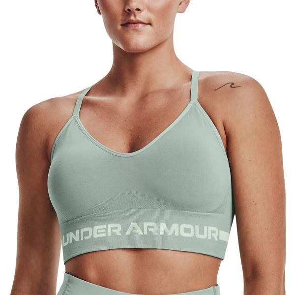 Under Armour Shirts and sports bras Women's UA Seamless Low Long Bra 1 Under Armour Shirts and sports bras Women's UA Seamless Low Long Bra